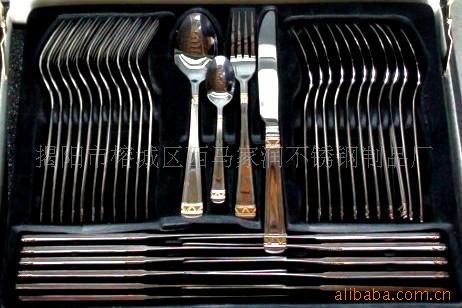 西餐不锈钢餐具、叉、匙、叉匙、咖啡匙等(图)