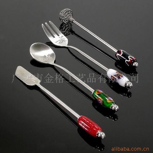 西餐叉玻璃叉玻璃工艺品