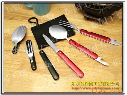,叉,更,开瓶器等组合餐具,野营餐具