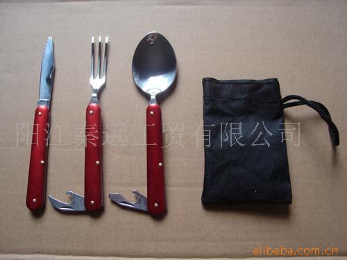 餐具,野营餐具,旅行工具,,叉,勺