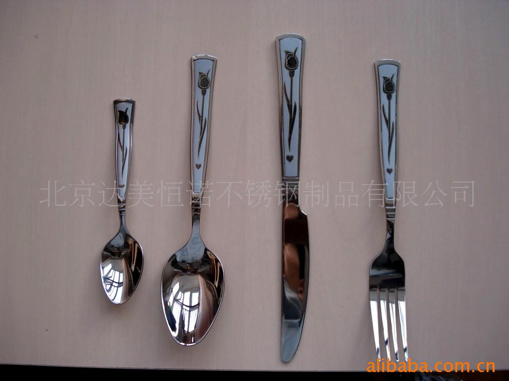 不锈钢叉匙咖啡匙西餐具(图)