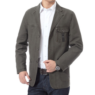 男式西服中老年西装大码西服夹克型西服外套商务男装中年西服