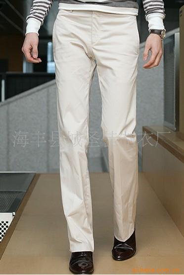 17年诚信西服厂家加工男西裤休闲裤