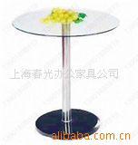 玻璃休闲洽谈圆桌