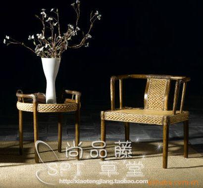 藤制家具藤制沙发水浮莲2025X仿古明清休闲椅