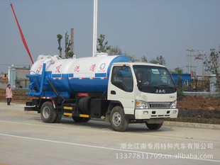 江淮吸污车,沼渣抽运车,4立方容积,威铃底盘110马力,免征购置