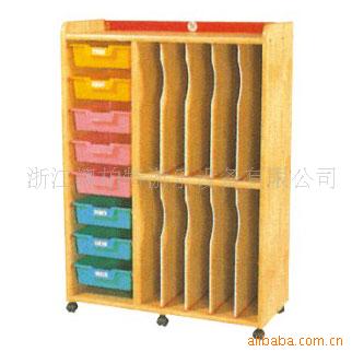 2100L幼儿书柜,儿童家具,口杯架,幼儿园设施