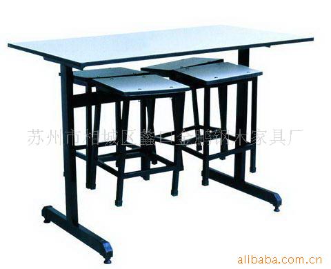 快餐台,工作台,食堂桌椅,学校家具,凳子,椅子
