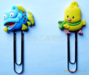 可爱小动物PVC书签促销礼品
