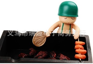 兵蛋蛋系列之烤肉*灰缸个性创意居家日用品