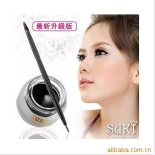 SUKI立体勾癮眼线胶二代(耀黑).极黑