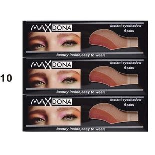 厂家直销内外贸Maxdona便利眼影贴10#