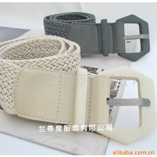 腰带腰带百搭韩版腰带皮带编织腰带