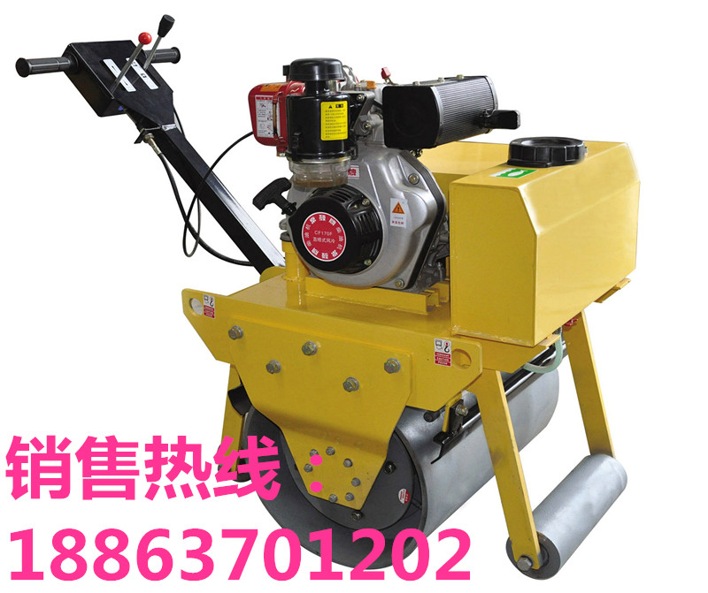 供应300公斤小型手扶式单轮压路机小型压路机