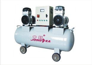 供批发静音无油空压机/无油静音空压机/空压机ZFB550W-2-50L