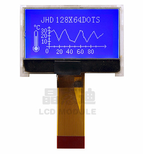 LCDҺʾ/128X64/1.3Ӣ/SPIӿ/JHD12864-G116BTW-B