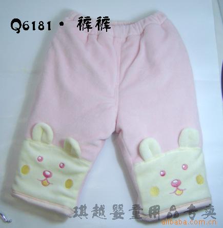 婴儿服装用品<其蜜儿剪绒三件套Q6181