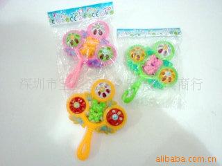 批发LL000276婴儿三铃摇铃玩具