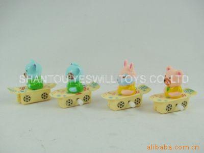滑板动物,婴儿玩具,上链玩具,卡通玩具,塑料