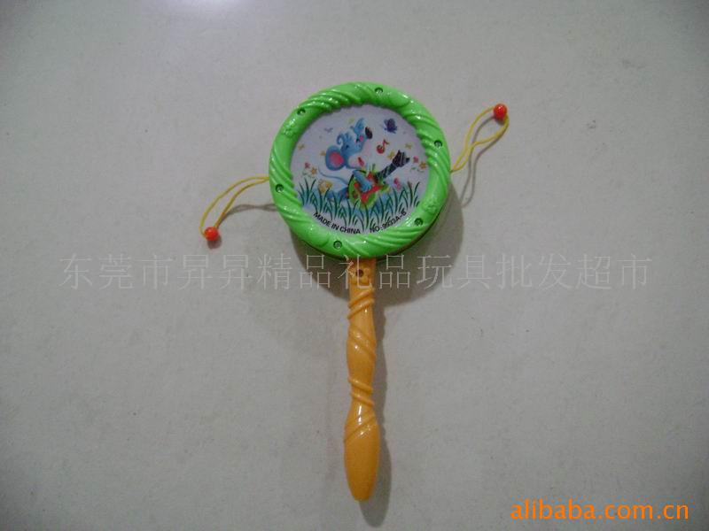 二元店玩具批发婴幼儿玩具摇铃波浪鼓批发塑胶玩具批发