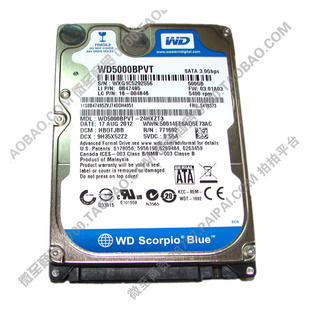 WD/WD5000LPVT500GʼǱӲ2.5