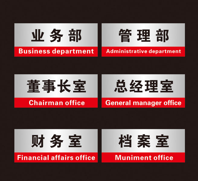 办公室标识标牌打印机钱