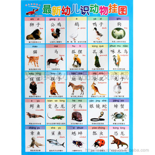 义乌市奥虎电子商务商行宝宝早教挂图/幼儿童认知挂图/幼儿平面挂图