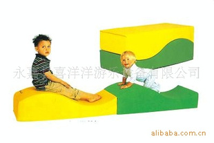 波浪软体组合爬滑梯儿童室内软体玩具