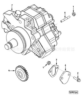 东风康明斯5256607燃油泵总成pump,fuelinjection