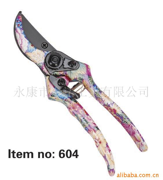 整枝剪,园林剪,园林工具,工具印花