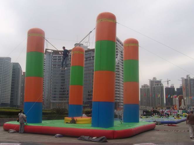 钢架蹦极,儿童手动蹦极,蹦极厂家