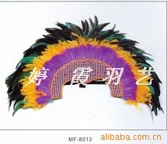 厂家直销羽毛头饰,用于舞台表演,节庆表演等场合,价格面议