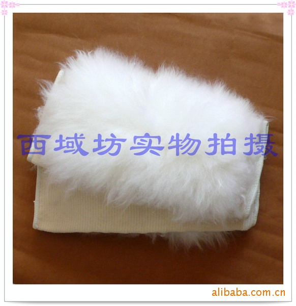 新疆特产皮毛一体中号长毛羊毛护膝