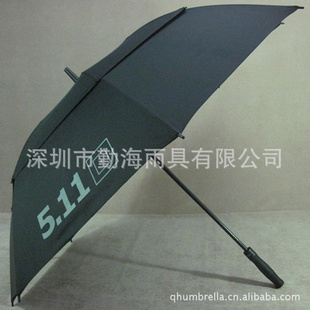 深圳厂家订做直销双层高尔夫自动直杆511雨伞