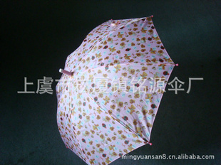 厂家出售双涂层涤丝童伞、直杆雨伞、花雨伞、童伞