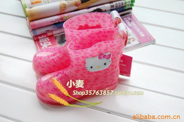 批发原单HELLOKITTY儿童雨鞋水鞋