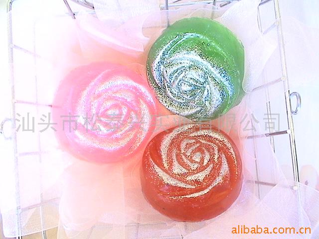 玫瑰花香皂(图)