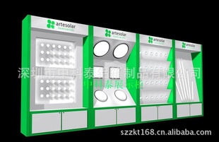 LED灯具展示架、LED灯具展览柜