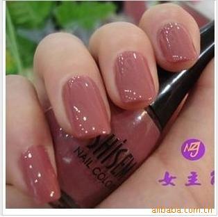韩国SHISEM指甲油15ML朱古力奶昔气