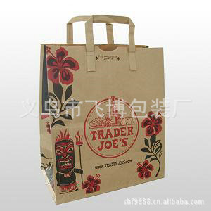 厂家手提纸袋环保牛皮纸袋牛皮纸食品袋打包纸袋
