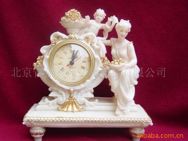 树脂欧式工艺钟,座钟,树脂工艺品