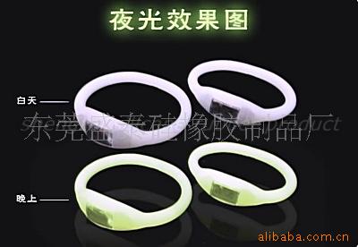 硅胶夜光手表