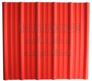 建筑外墙钢结构屋面隔热静音环保瓦、upvc复合彩瓦