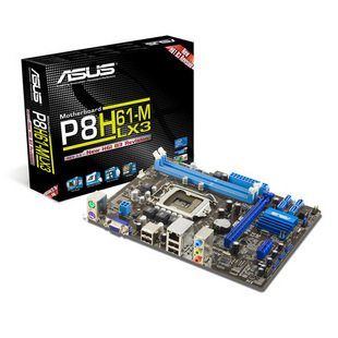 Asus/˶P8H61-MLX3PLUSVGAӿ1155¿H61ȫ