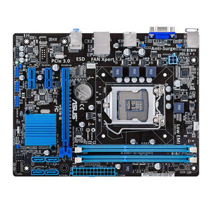 华硕H61M-E主板H61芯片pci-E3.0全固态千兆网卡双通道批发