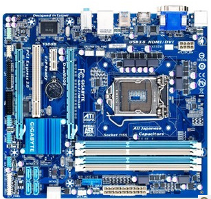 װGigabyte/GA-Z77M-D3H1155/H77/IVBл