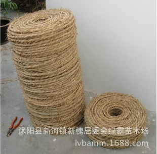 批发稻草绳稻草编织草绳适用于园林绿化苗木的包扎