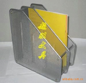 铁网2联直角单联杂志盒
