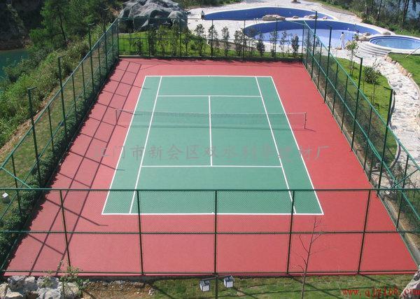 北京承接网球场施工建设工程网球场地面铺装