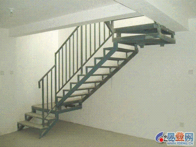 钢构楼梯焊接钢木楼梯焊接